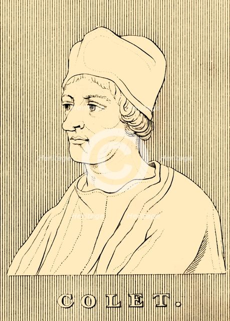 'Colet', (1467-1519), 1830. Creator: Unknown.
