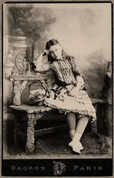 Colette at the Age of 11, 1884. Creator: Dagron, Prudent René-Patrice (1819-1900)
