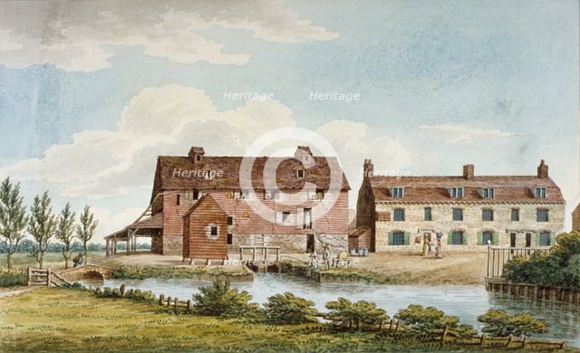 Colham Mills, Hillingdon, Middlesex, c1820. Artist: Anon