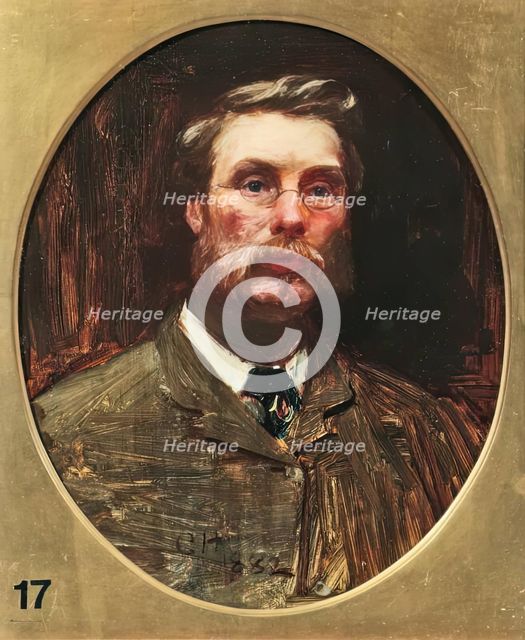Colin Hunter, Self Portrait, 1882. Creator: Colin Hunter.