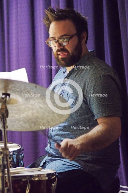 Colin Stranahan, Watermill Jazz Club, Dorking, Surrey, September 2015. Artist: Brian O'Connor.