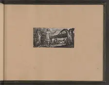 Colinet Departs in Sorrow, 1821. Creator: William Blake