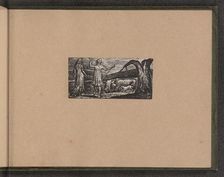 Colinet Departs in Sorrow, 1821. Creator: William Blake
