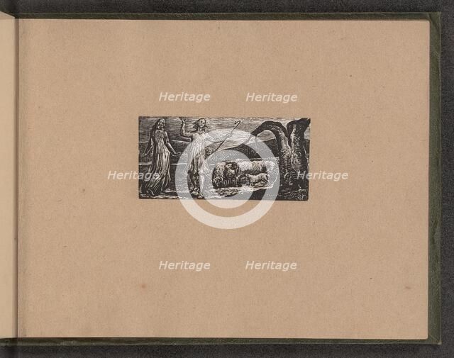 Colinet Departs in Sorrow, 1821. Creator: William Blake.