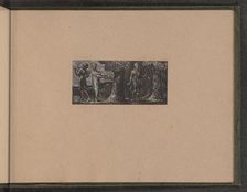 Colinet Mocked by Two Boys, 1821. Creator: William Blake