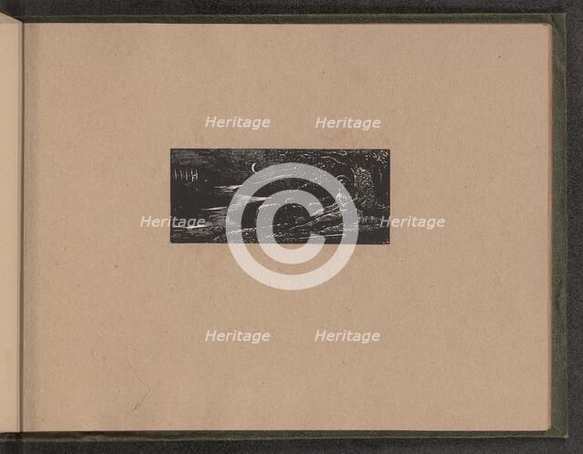 Colinet Resting by Night, 1821. Creator: William Blake.