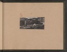 Colinet's Journey, 1821. Creator: William Blake