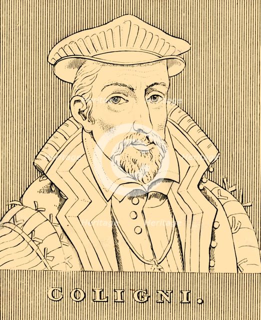 'Coligni', (1519-1572), 1830. Creator: Unknown.