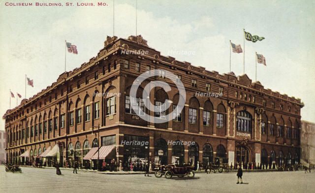 Coliseum, St Louis, Missouri, USA, 1910. Artist: Unknown