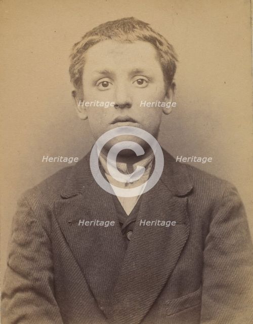 Colombo. Joseph (on Jean, Octave). 19 ans, né à Paris Xlle. Monteur en bronze. Anarchiste...., 1894. Creator: Alphonse Bertillon.