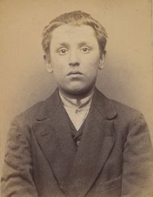 Colombo. Joseph (on Jean, Octave). 19 ans, né à Paris Xlle. Monteur en bronze. Anarchiste...., 1894. Creator: Alphonse Bertillon