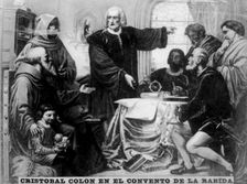 Colombus in Rabida, (15th century), 1920s