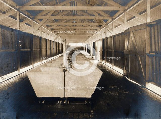 Colón, Panama: interior of the municipal wash house, 1910. Creator: Unknown.