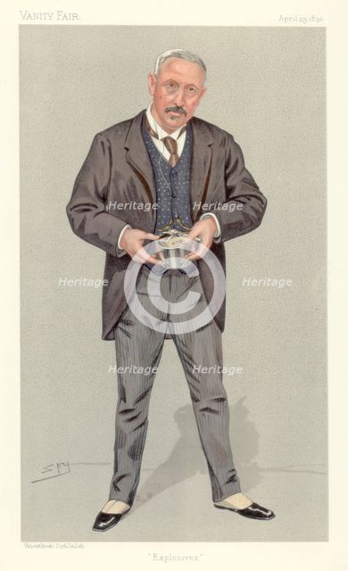 Colonel Vivian Dering Majendie, Chief Inspector of Explosives, 1892.  Creator: Sir Leslie Matthew Ward.