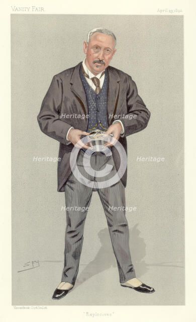 Colonel Vivian Dering Majendie, Chief Inspector of Explosives, 1892.  Artist: Spy
