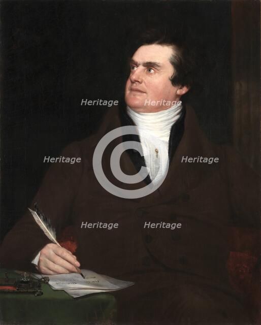 Colonel William Leete Stone, 1839. Creator: William Page (American, 1811-1885).