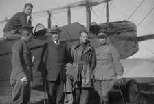 Colonel Archie Miller, Benedict Crowell, Lieutenant Ross Kirkpatrick, General William Mitchell, 1919 Creator: Bain News Service