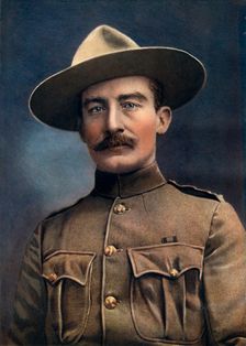 Colonel Baden-Powell, Lieutenant-General in the British Army, 1902. Creator: Elliott & Fry