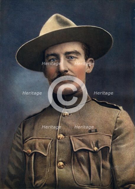 Colonel Baden-Powell, Lieutenant-General in the British Army, 1902. Creator: Elliott & Fry.