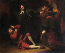 Colonel Blood stealing the Crown Jewels, 1824. Creator: Henry Perronet Briggs