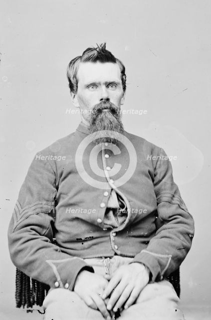 Colonel Brown, US Army, between 1855 and 1865. Creator: Unknown.