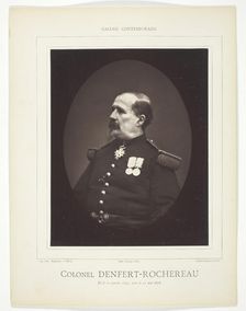 Colonel Denfert-Rochereau, c. 1876/78. Creator: Etienne Carjat
