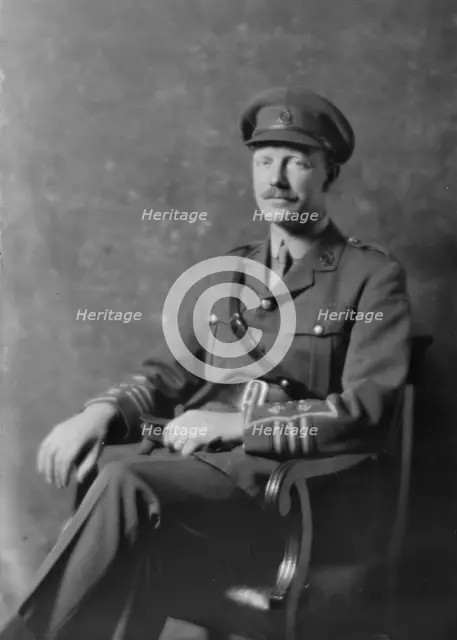Colonel Dreyer, portrait photograph, 1918 Apr. 16. Creator: Arnold Genthe.