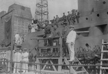 Colonel Guthrie on U.S.S. Recruit, July 1917. Creator: Bain News Service