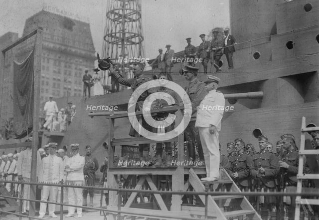 Colonel Guthrie on U.S.S. Recruit, July 1917. Creator: Bain News Service.