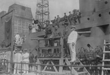 Colonel Guthrie on U.S.S. Recruit, July 1917. Creator: Bain News Service