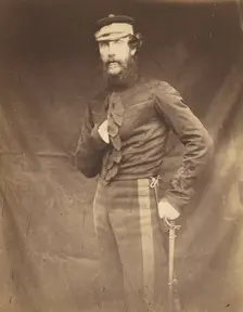 Colonel Harding, Commandant at Balaklava, 1855. Creator: Roger Fenton