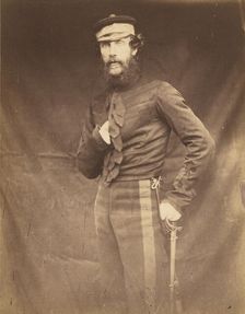 Colonel Harding, Commandant at Balaklava, 1855. Creator: Roger Fenton
