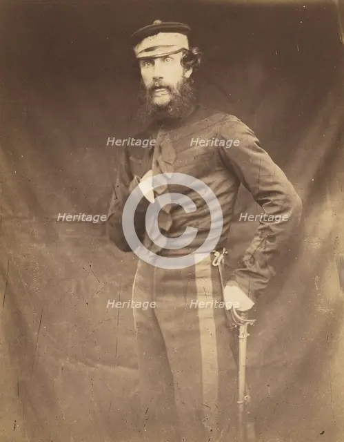 Colonel Harding, Commandant at Balaklava, 1855. Creator: Roger Fenton.