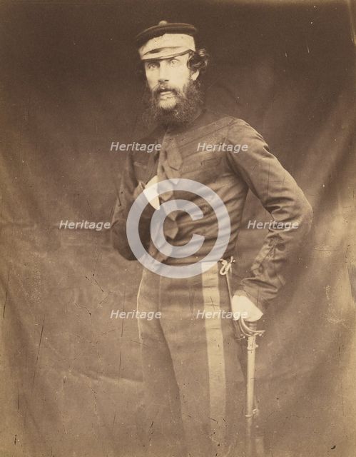 Colonel Harding, Commandant at Balaklava, 1855. Creator: Roger Fenton.