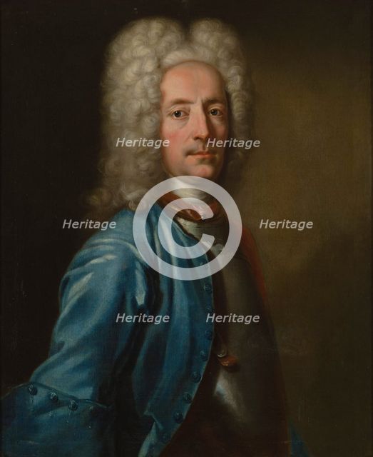 Colonel Henrik Falkenberg af Balby, 1725. Creator: Johan Henrik Scheffel.