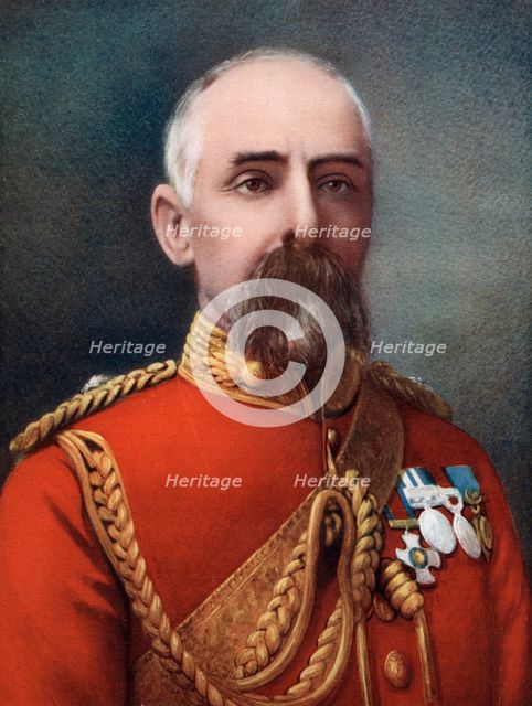 Colonel Henry Parke Airey, commanding 1st Bushmen's Contingent, South African Field Force, 1902.Artist: Kerry & Co