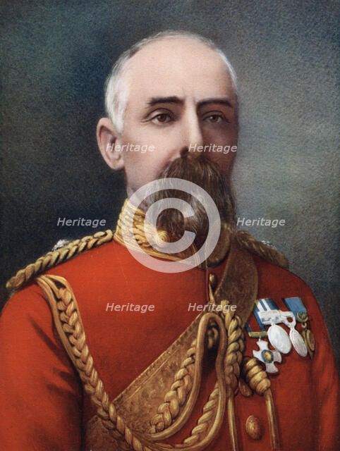 Colonel Henry Parke Airey, commanding 1st Bushmen's Contingent, South African Field Force, 1902.Artist: Kerry & Co
