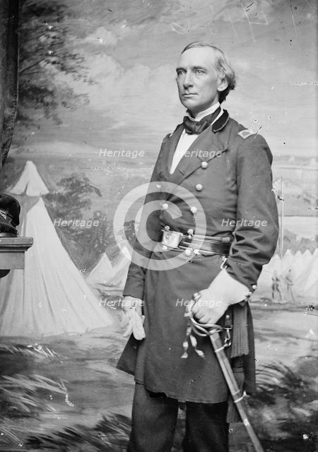 Colonel J.R. Brodhead, US Army, between 1855 and 1865. Creator: Unknown.