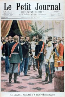 Colonel Jean-Baptiste Marchand in St Petersburg, Russia, 1902
