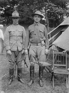Colonel J.R. Howlett, Major G.G. Hollander, 1917. Creator: Bain News Service