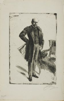 Colonel Lamont I (Whole length), 1900. Creator: Anders Leonard Zorn