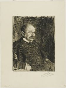 Colonel Lamont III (Bust), 1904. Creator: Anders Leonard Zorn