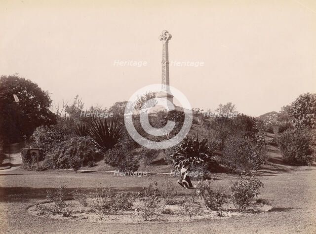 Colonel Lawrence Monument, Lucknow, India, 1860s-70s. Creator: Unknown.