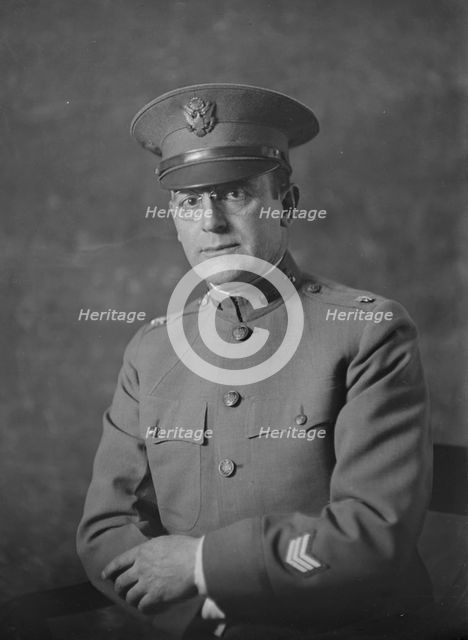 Colonel M.J. Griggs, portrait photograph, 1919 Jan. 31. Creator: Arnold Genthe.