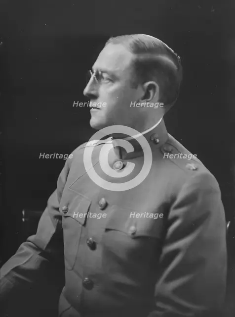 Colonel M.J. Griggs, portrait photograph, 1919 Jan. 31. Creator: Arnold Genthe.