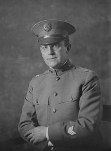 Colonel M.J. Griggs, portrait photograph, 1919 Jan. 31. Creator: Arnold Genthe