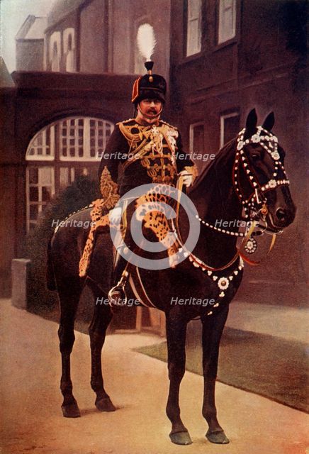 'Colonel of the 10th Hussars. (H.R.H. The Prince of Wales)', 1900. Creator: Gregory & Co.