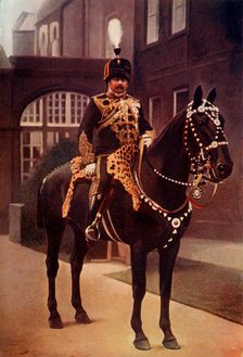 Colonel of the 10th Hussars. (H.R.H. The Prince of Wales) 1900. Creator: Gregory & Co