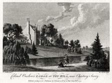 Colonel Onslow's Lodge at Try-Hill, near Chertsey, Surry 1777. Artist: Michael Angelo Rooker