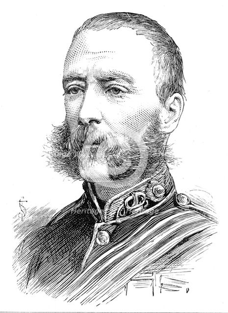 Colonel R. C. Whitehead, C.B., 1880. Creator: Unknown.